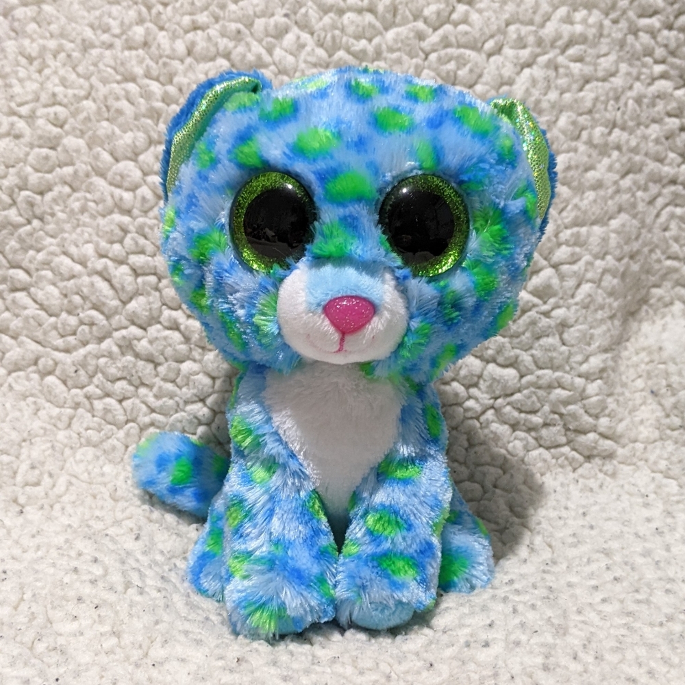 💚3/$15 Leona the Leopard - Beanie Boos